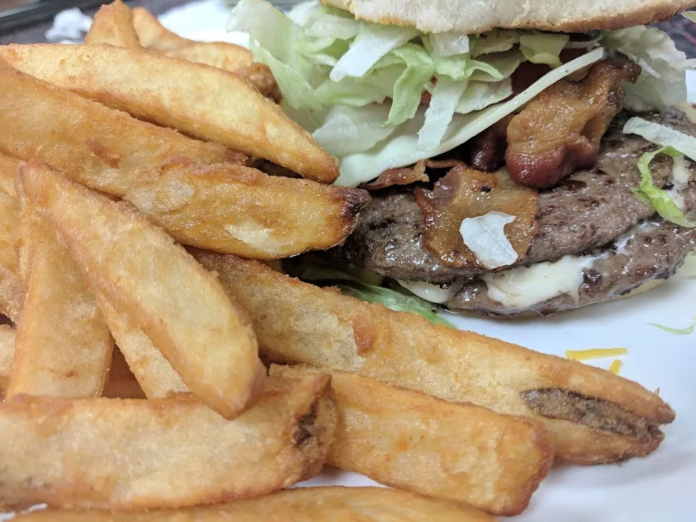 Jalapeño Burger and Fries